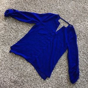 Royal blue women’s blouse